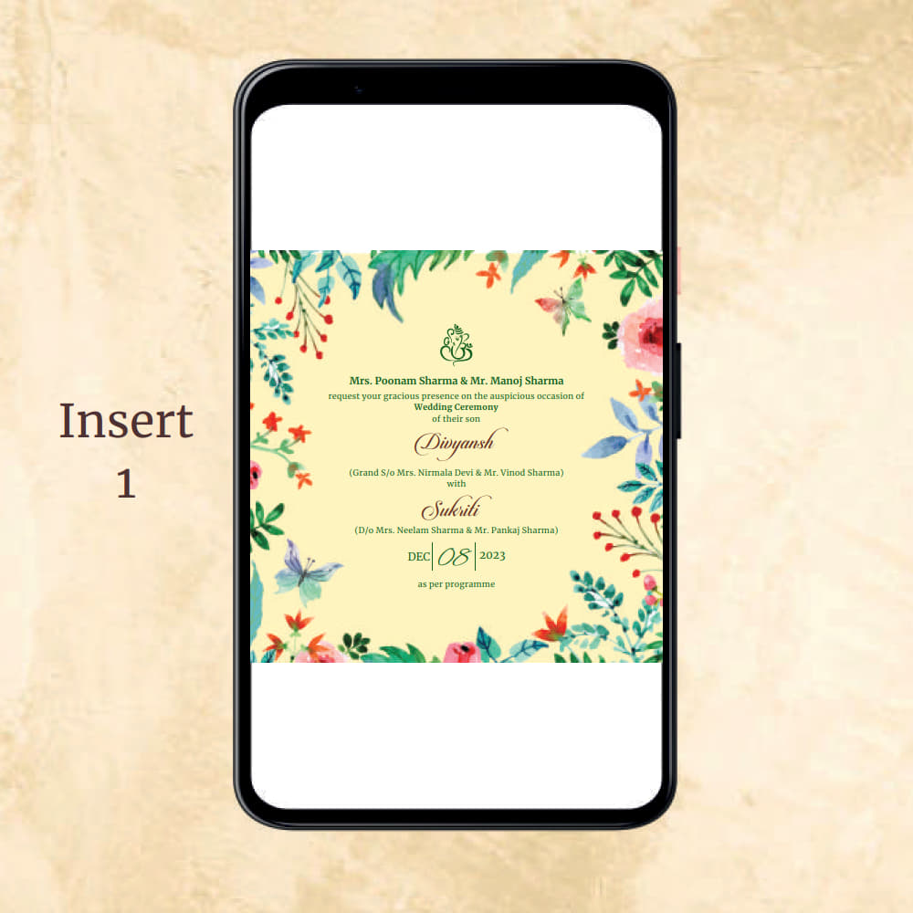 KL2018 Digital Wedding PDF Ecard - Kalash Cards