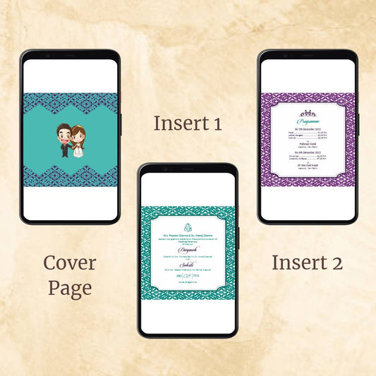 KL2019 Digital Wedding PDF Ecard - Kalash Cards