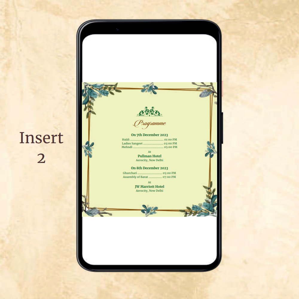 KL2022 Digital Wedding PDF Ecard - Kalash Cards