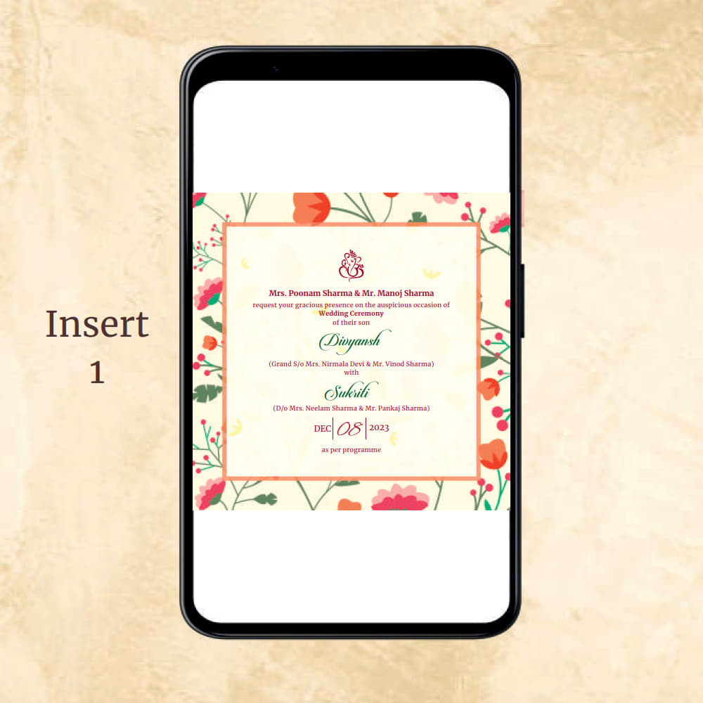 KL2025 Digital Wedding PDF Ecard - Kalash Cards