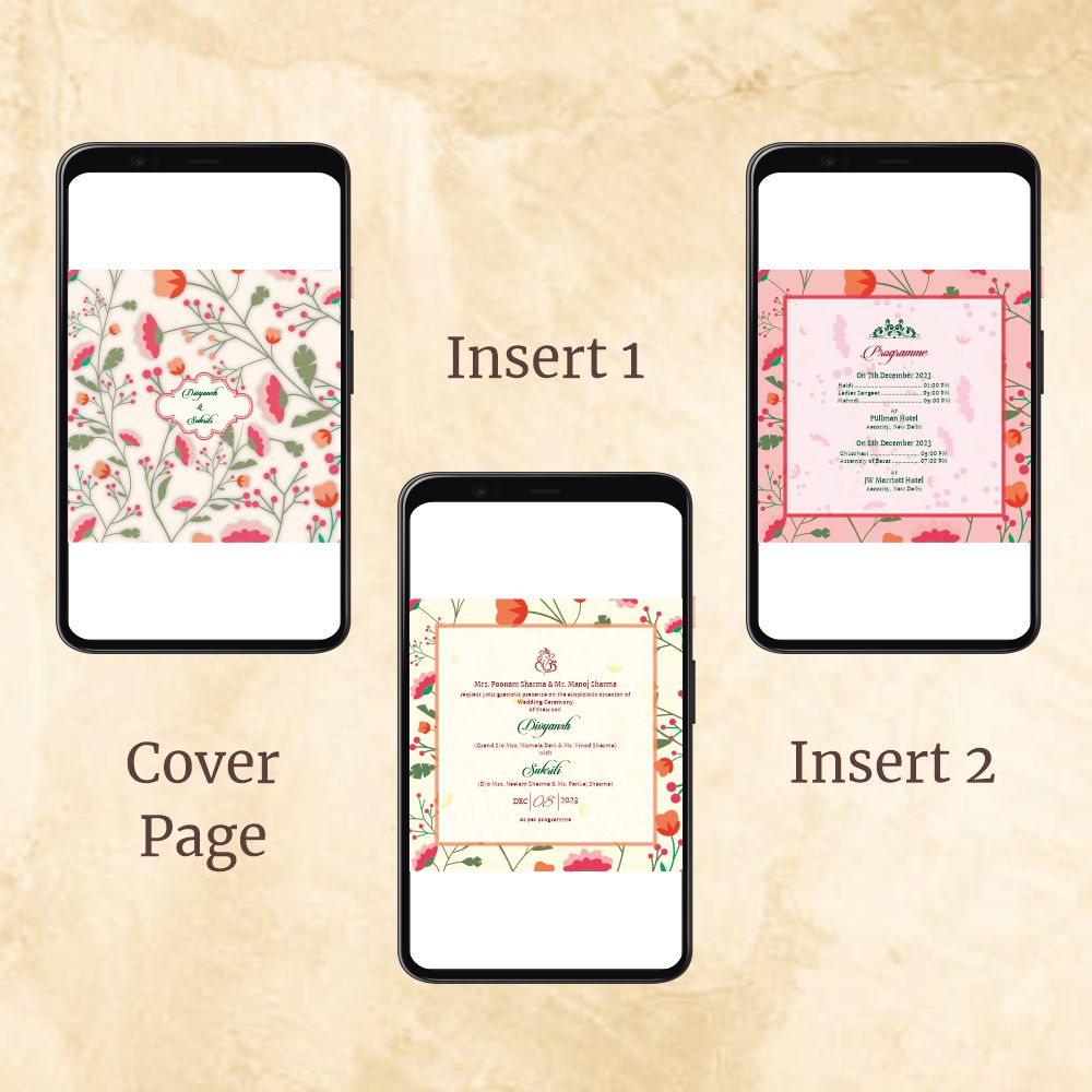 KL2025 Digital Wedding PDF Ecard - Kalash Cards