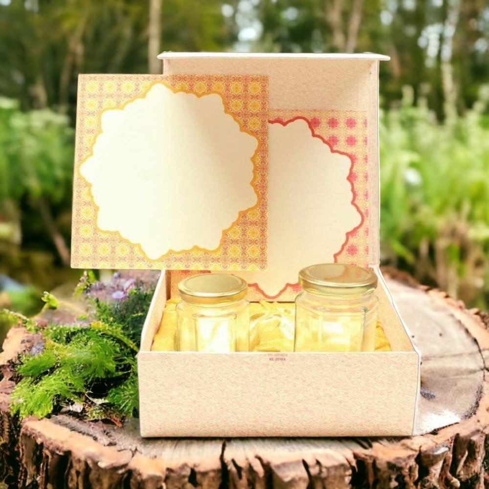 KL2030S1B Designer Cardboard Wedding Invitation Box - Kalash Cards