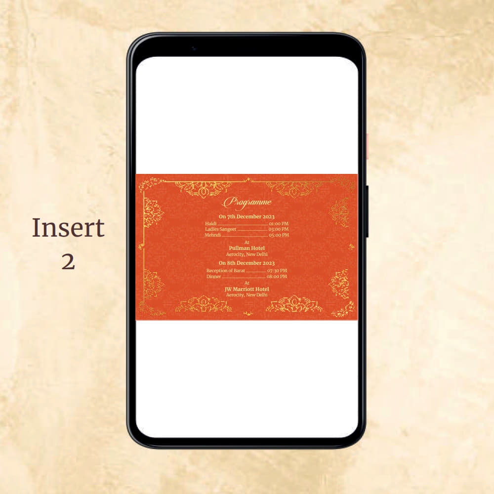 KL2031 Digital Wedding PDF Ecard - Kalash Cards