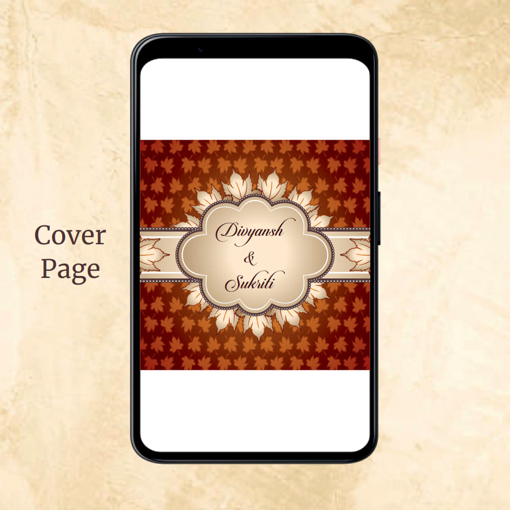 KL2059 Digital Wedding PDF Ecard - Kalash Cards
