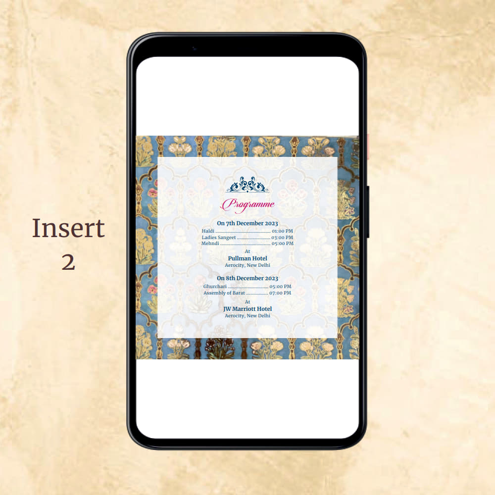 KL2110 Digital Wedding PDF Ecard - Kalash Cards