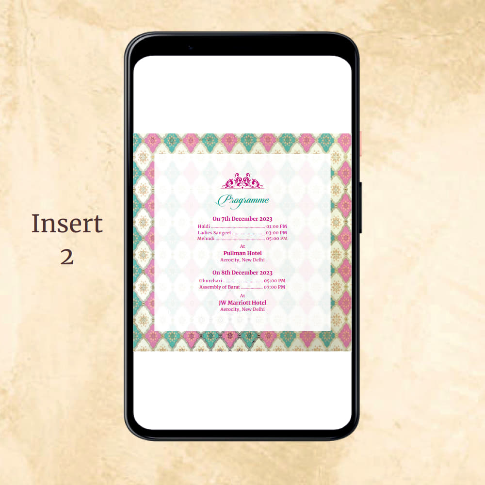 KL2111 Digital Wedding PDF Ecard - Kalash Cards