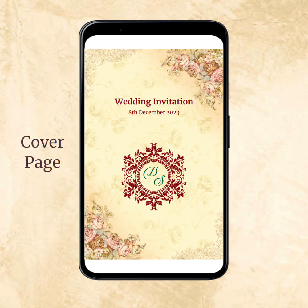 KL2117 Digital Wedding PDF Ecard - Kalash Cards