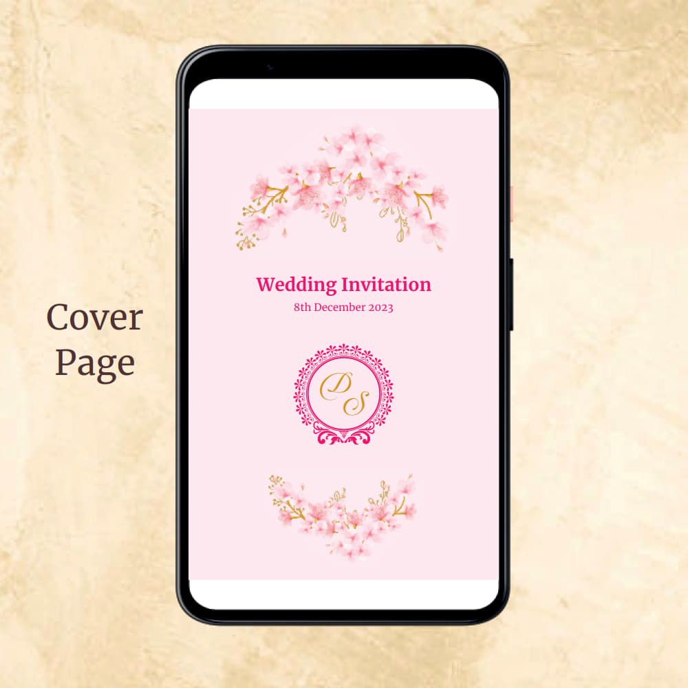 KL2120 Digital Wedding PDF Ecard - Kalash Cards