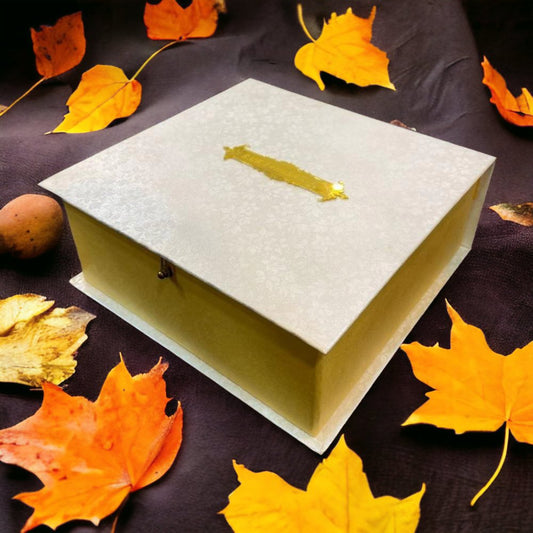 KL9065B Cardboard Mithai & Dry Fruit Gift Box with 2 Card Inserts - Kalash Cards