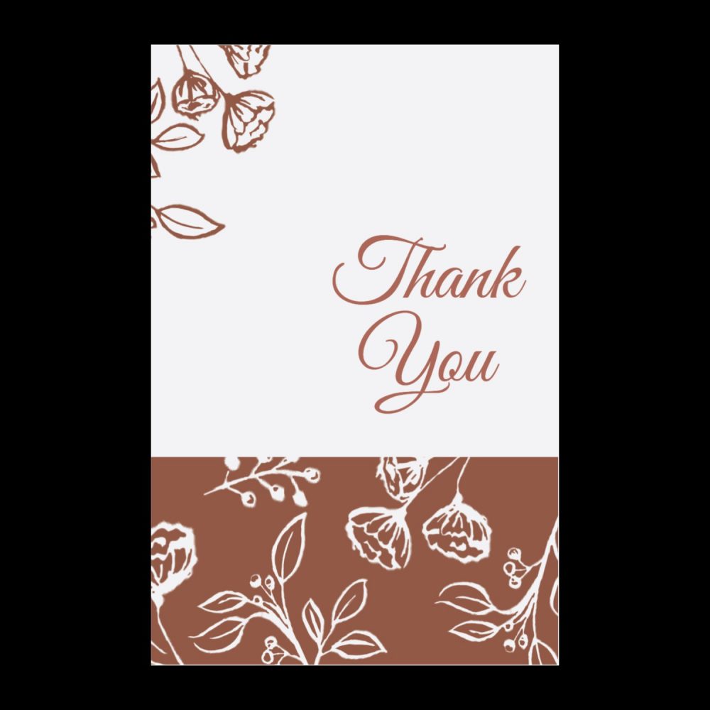 Thank You Card 19 (Pack of 48) - Kalash Cards